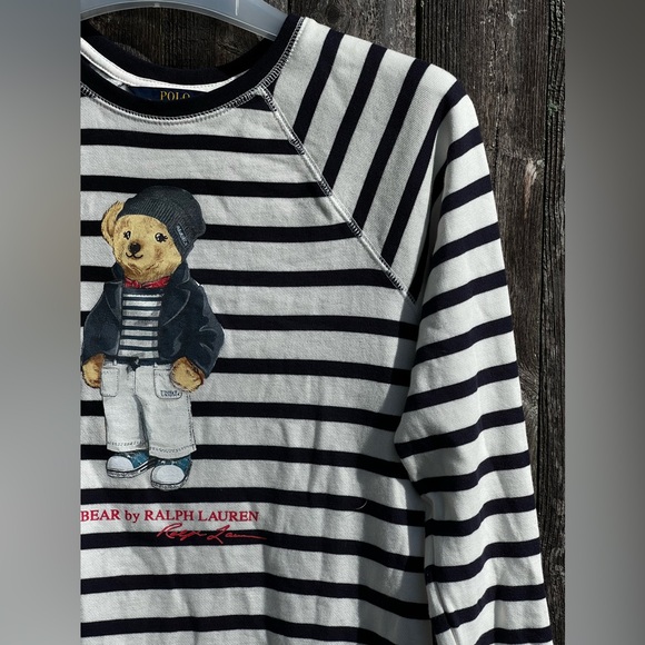 POLO Ralph LAUREN Polo Bear Cotton Fleece Dress for kids - Picture 6 of 10